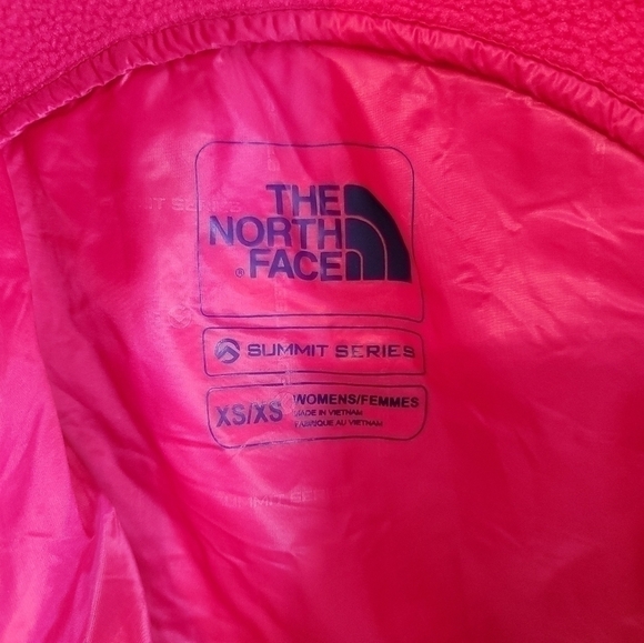 THE NORTH FACE SUMMIT SERIES WINDSTOPPER HOT PINK FULL ZIP HOODED JACKET… - Picture 4 of 16
